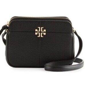Tory Burch Ivy Leather Crossbody - Black
